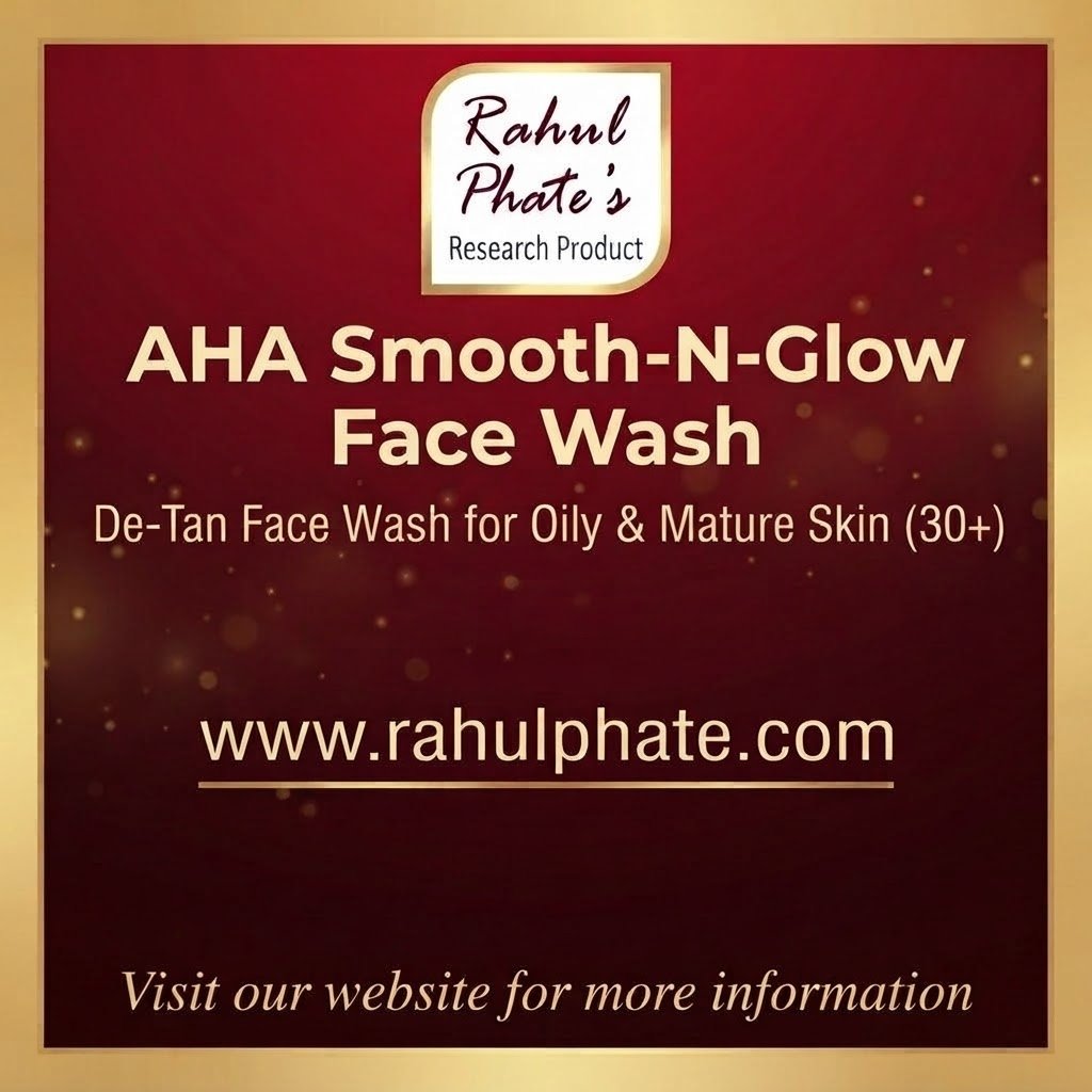 AHA Smooth-N-Glow Face Wash – For Oily & Mature Skin (30+) 100ml - Image 8