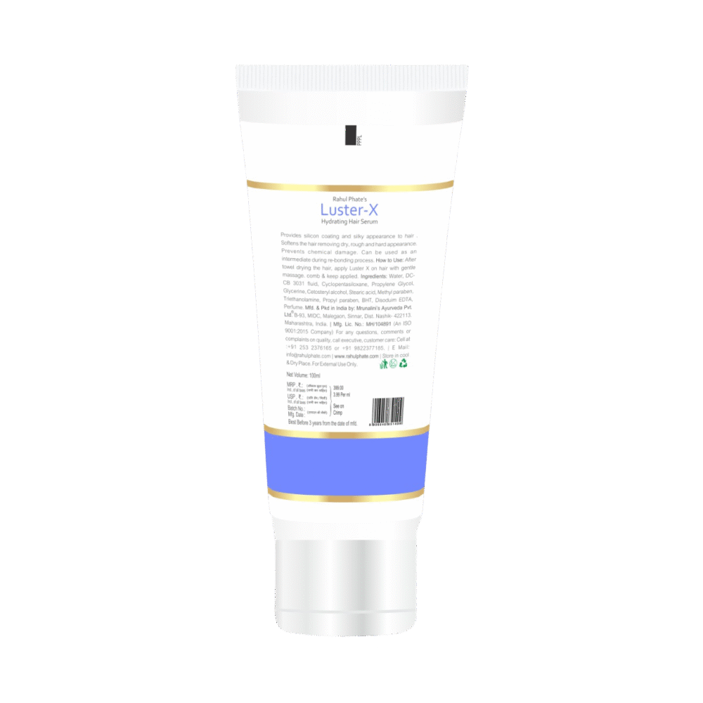 Rahul Phate’s Luster-X Hydrating Hair Serum 100ml - Image 3