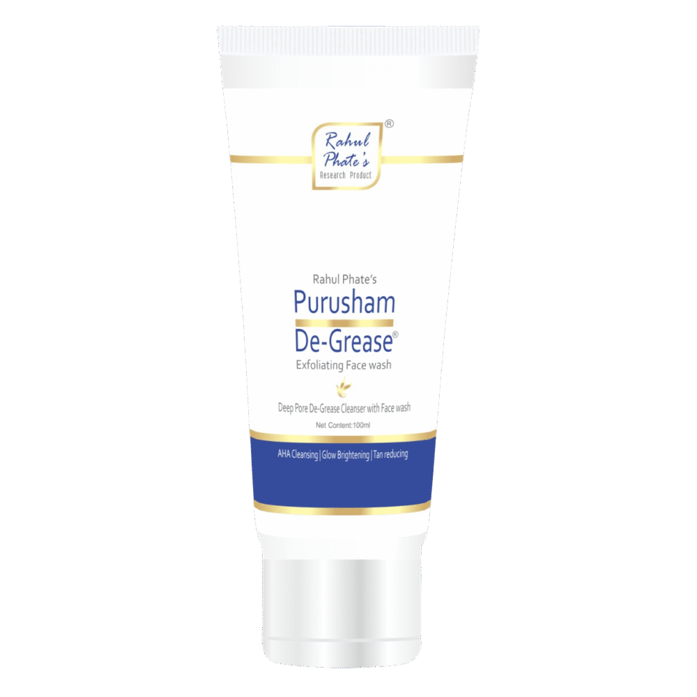 Rahul phate’s  Purusham De-Grease Exfoliating Face Wash 100ml