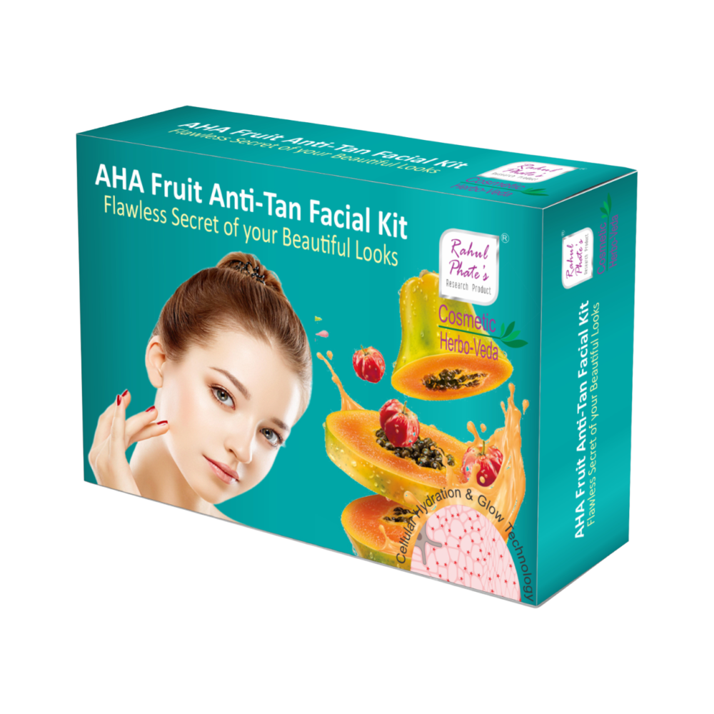 AHA Fruit Anti-Tan Facial Kit Small Front