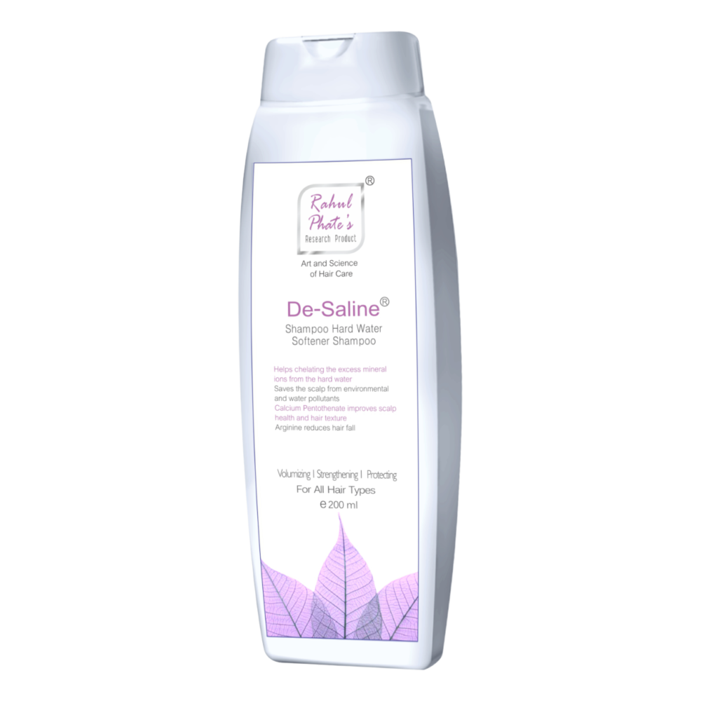 De-Saline Shampoo Hard water Softener Shampoo 200ml Front