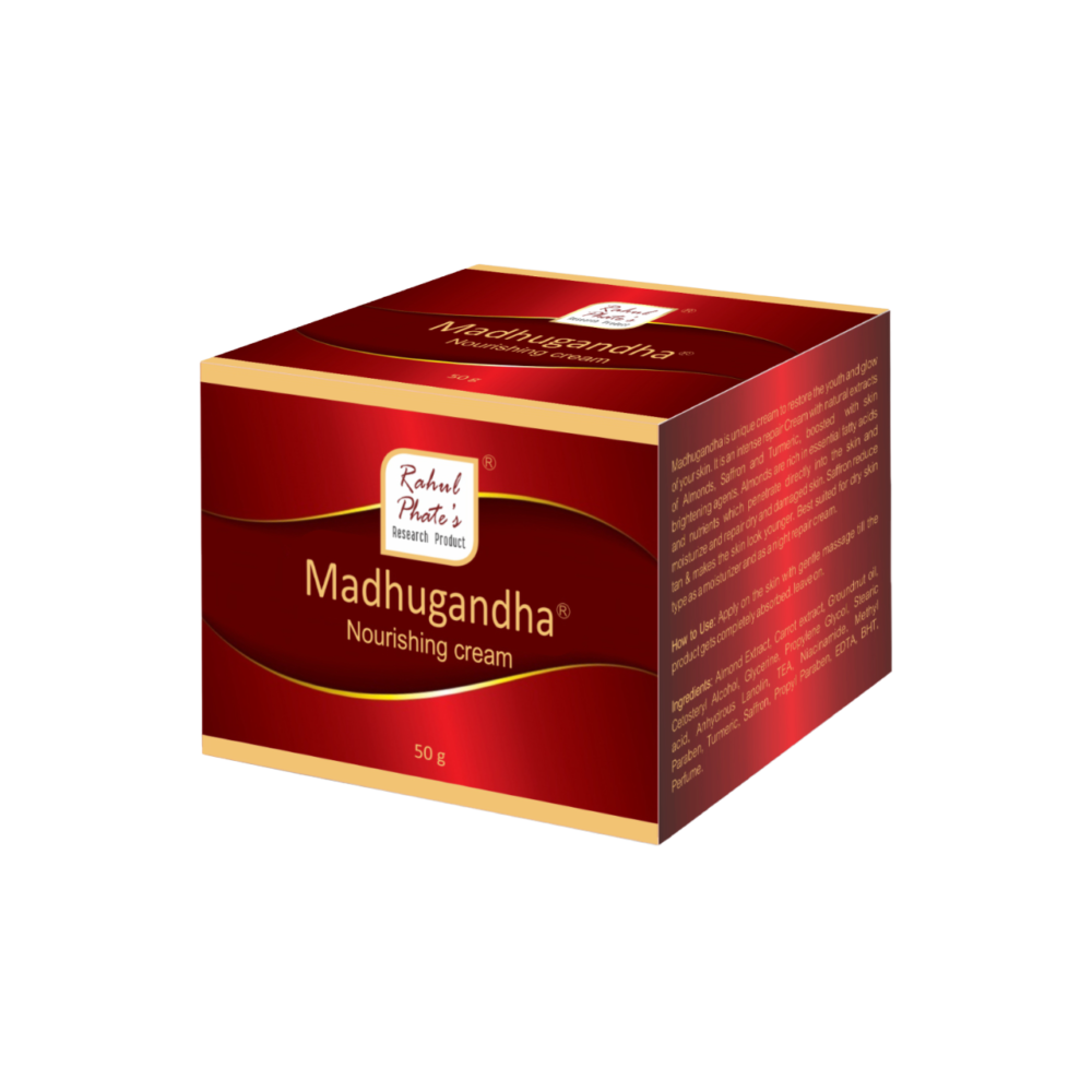 Madhugandha Nourishing Cream 50g Box Back