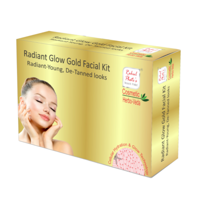 Radiant Glow Gold Facial Kit Small Front