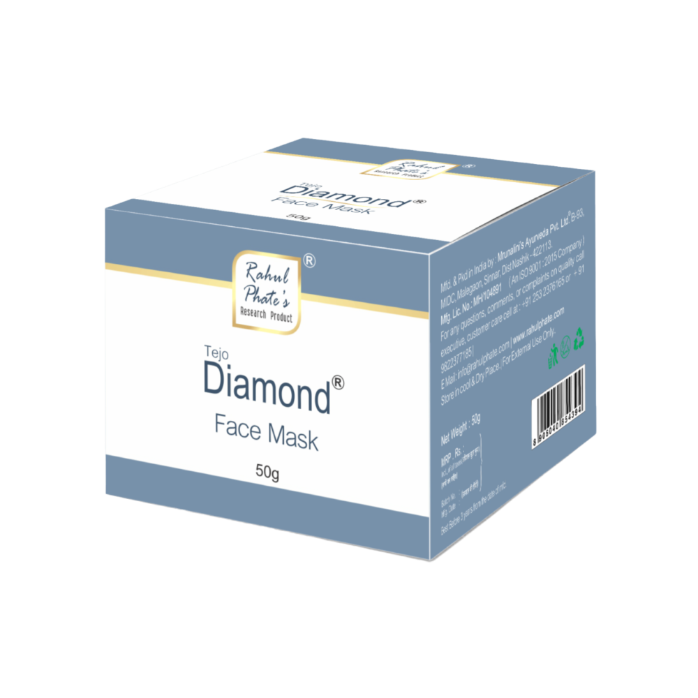 Tejo Diamond Face Mask 50g Carton Back