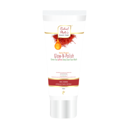 Glow N Polish Green Tea Saffron Deep Clean Face Wash 100ml