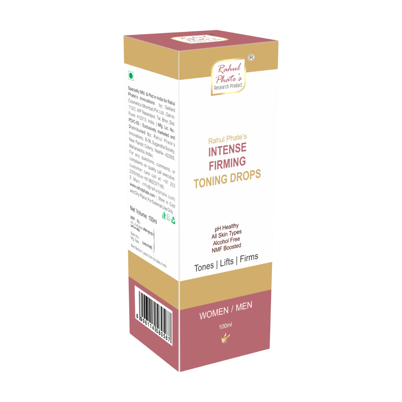 Rahul Phate's Intense Firming Toning Drops 100ml - Image 3