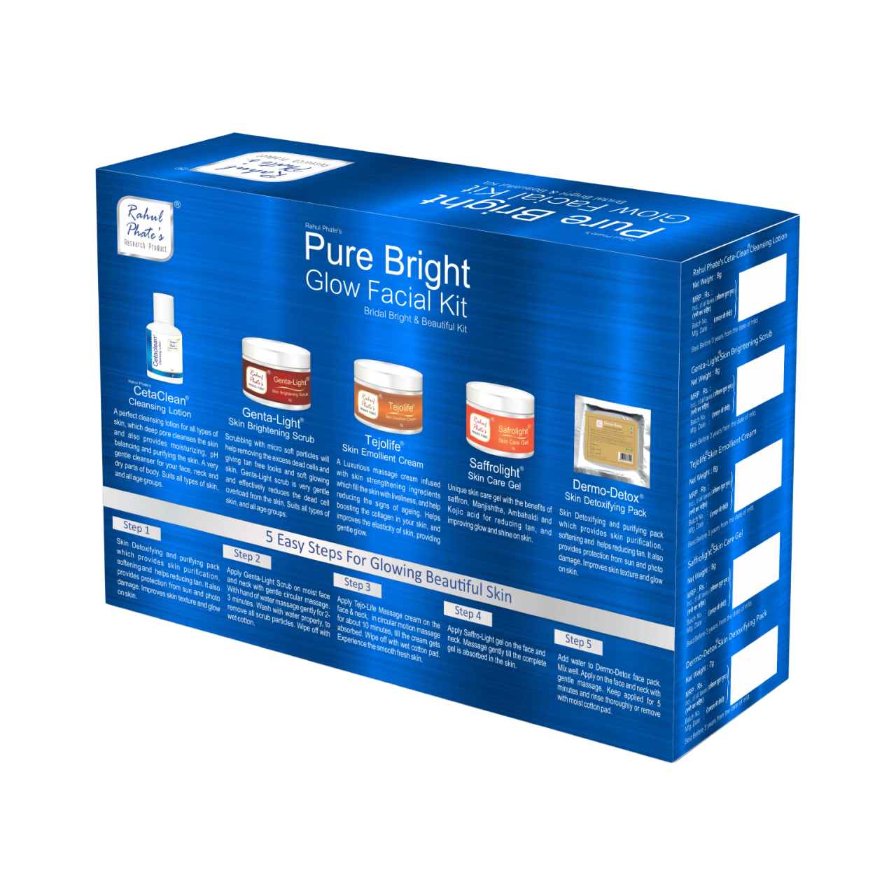 Pure Bright Glow Facial Kit 40g Small - Image 2