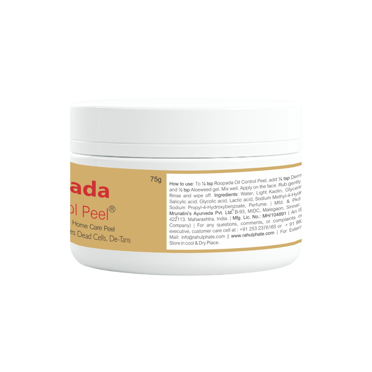 Roopada Oil Control Peel 75g - Image 2
